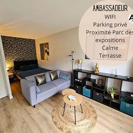 Apartmán L'ambassadeur - Parking - Calme - 5 Min Centre Pau